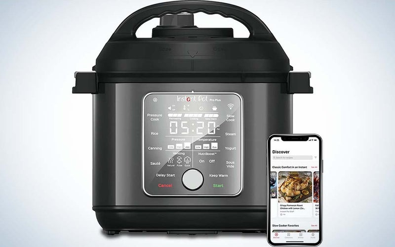 The instant Pot Pro Plus is the best Instant Pot with smart features.
