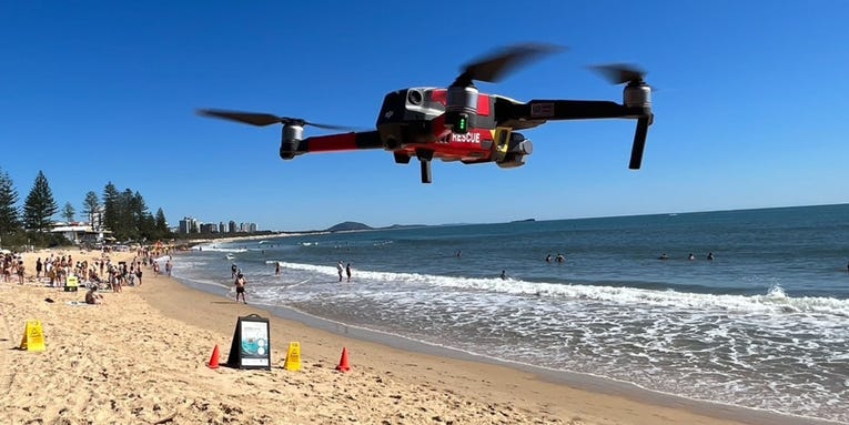 Drones can help keep swimmers and sharks safe at the same time