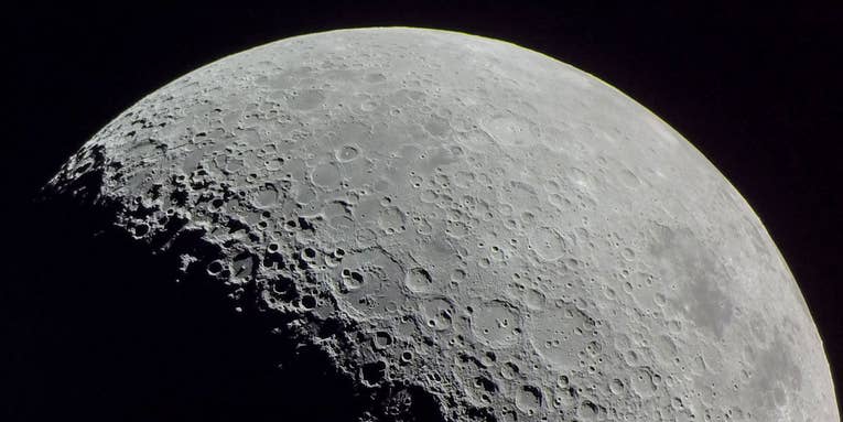 Here’s what a billion years does to glass on the moon