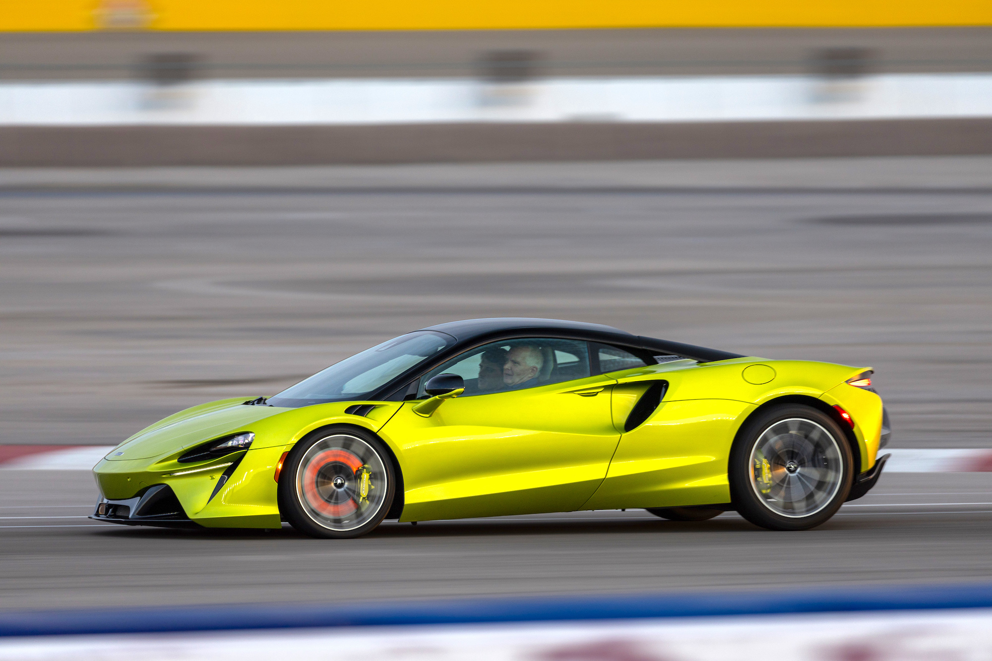 Behind the wheel of McLaren’s hot new hybrid supercar, the Artura