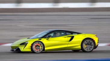 Behind the wheel of McLaren’s hot new hybrid supercar, the Artura