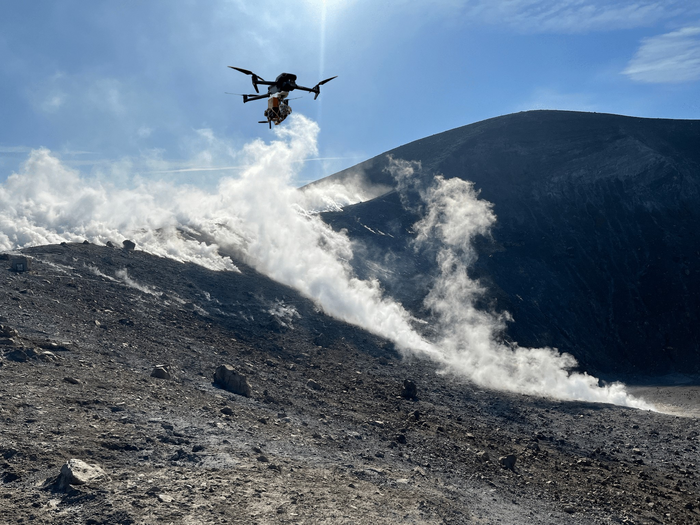 Monitoring volcanoes that could explode? A drone is on it.