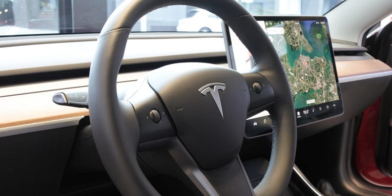 Tesla driver blames self-driving mode for eight-car pileup