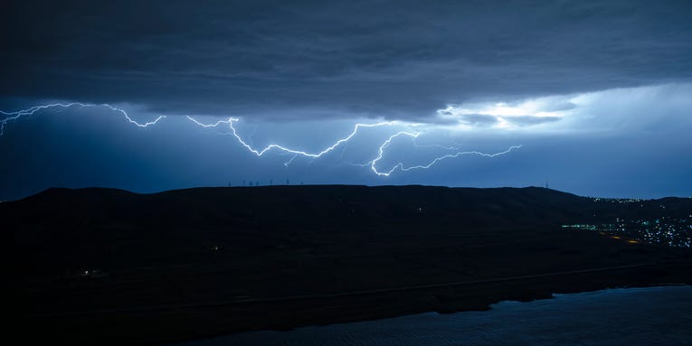 Swiss scientists successfully used lasers to divert lightning bolts