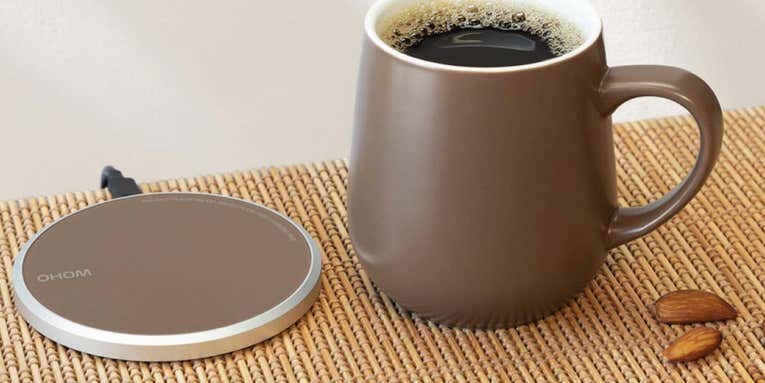 This 2-in-1 keeps your coffee warm and your phone charged