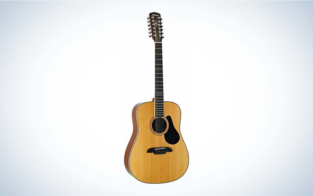 The Alvarez AD60 Dreadnought Guitar is the best acoustic guitar overall.