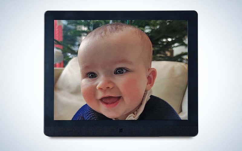 The Pix-Star 15-inch is the best digital picture frame that's large.