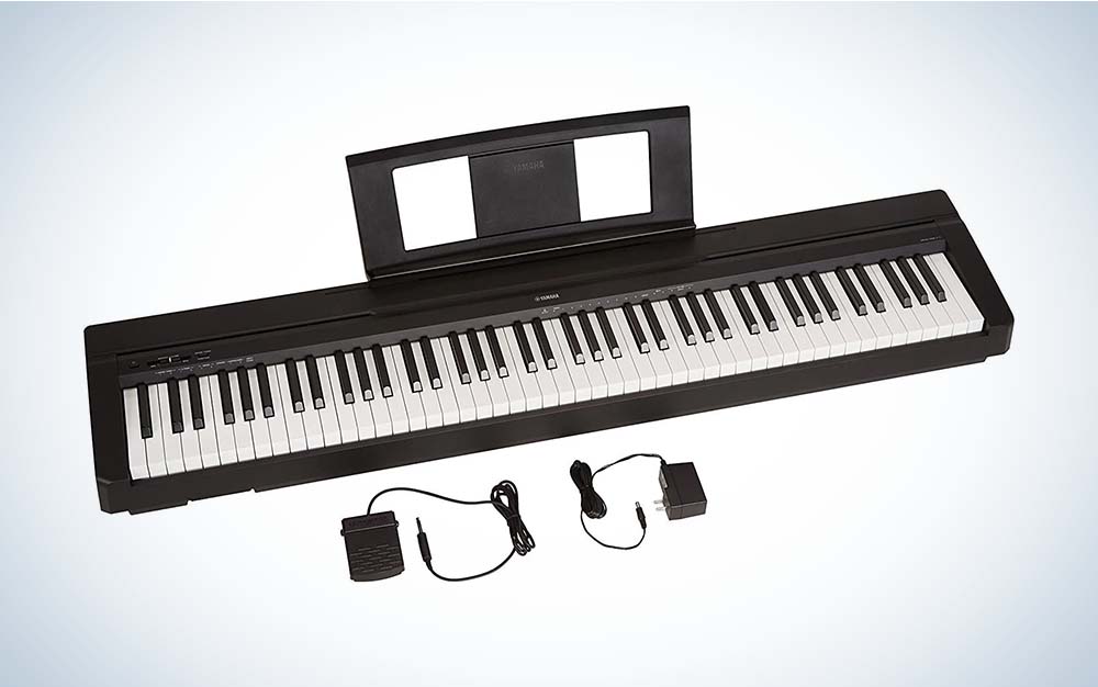 The Yamaha P71 is the best electric piano at a budget-friendly price.