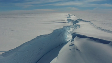 A chunk of ice twice the size of New York City broke off the Brunt Ice Shelf