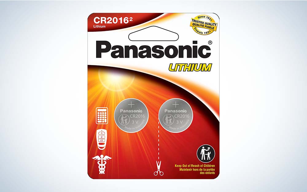The Panasonic 2016 is the best coin battery overall.