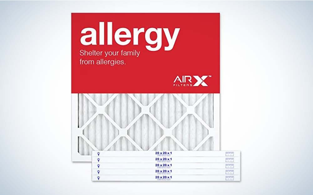 The AirX Allergy Filters are the best furnace filters for allergies.