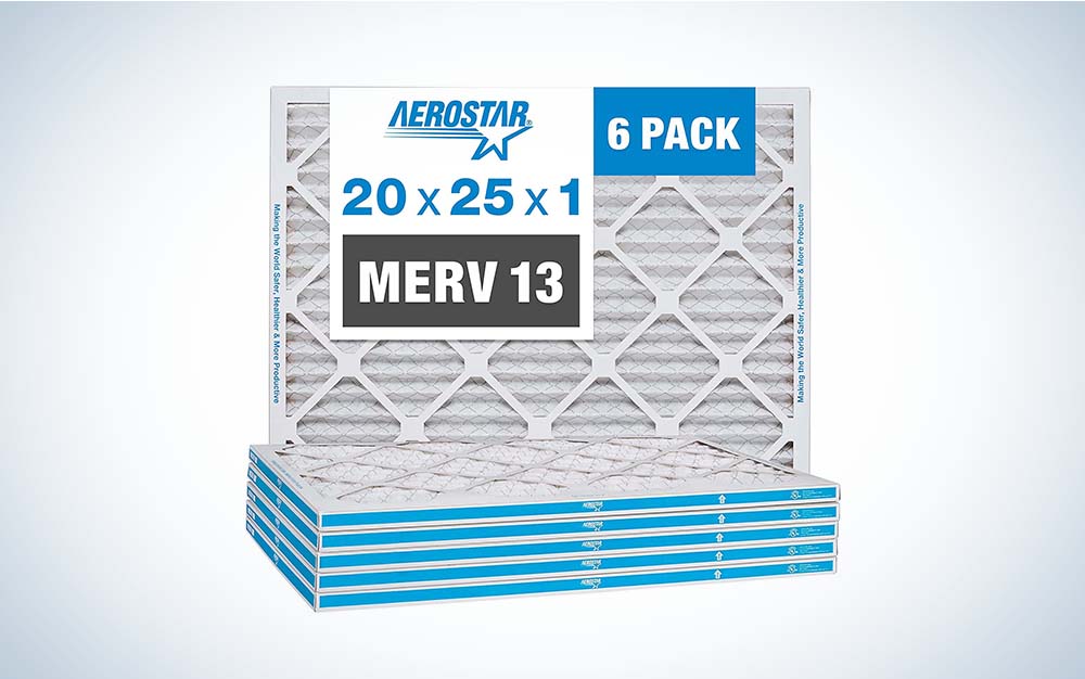 The Aerostar MERV13 is the best HVAC air filter overall.