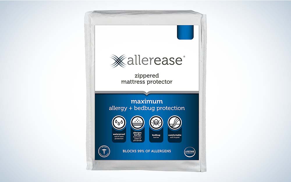 AllerEase is the best mattress protector for allergies.