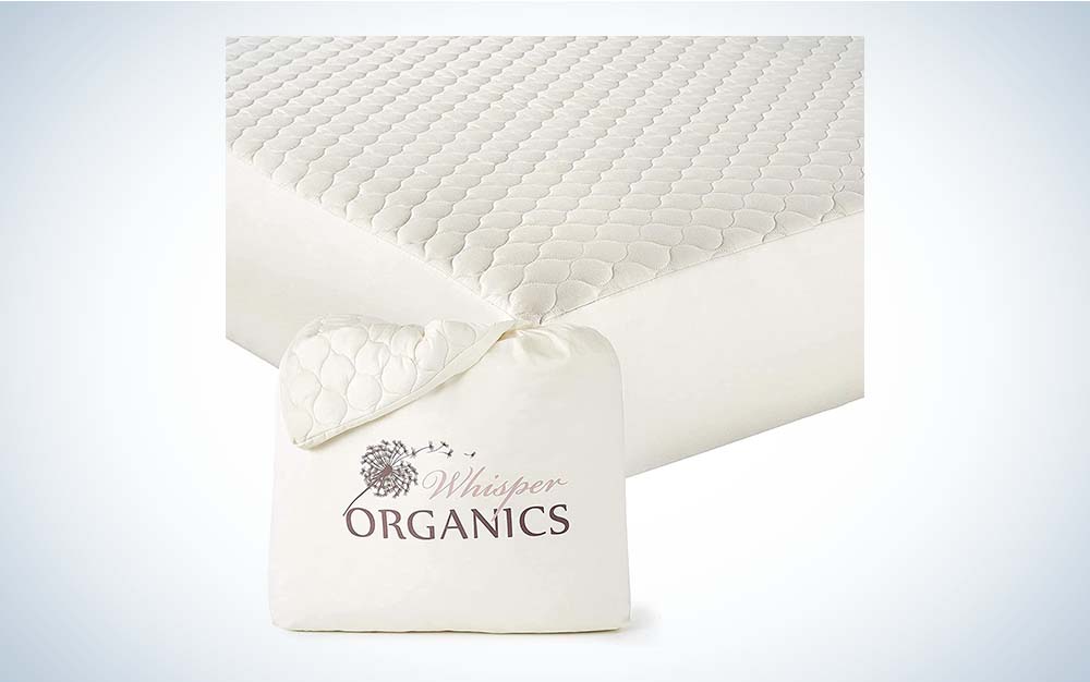 Whisper Organics makes the best mattress topper that's cotton.