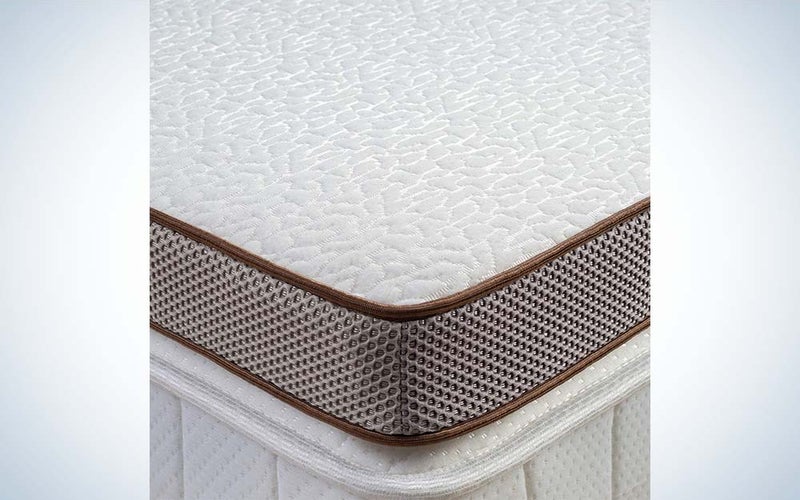 The BedStory 3-inch is the best memory foam mattress topper for cooling.