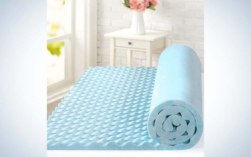 Zinus makes the best memory foam mattress toppers at a budget-friendly price.