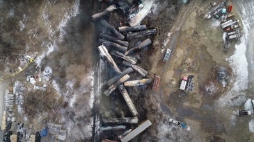 The train cars that derailed in Ohio were labeled non-hazardous