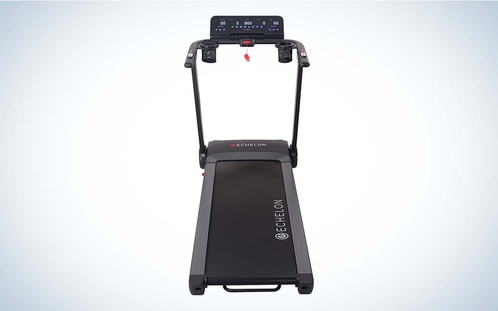 The Echelon Stride is the best folding treadmill for small spaces.