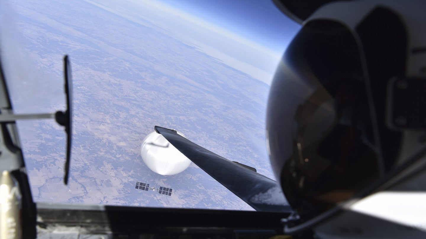 U-2 spy plane balloon selfie