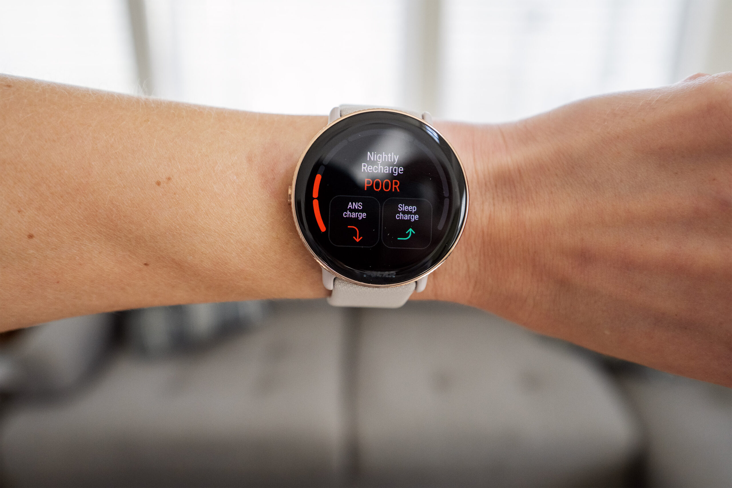 Polar Ignite 3 smartwatch sleep tracking display