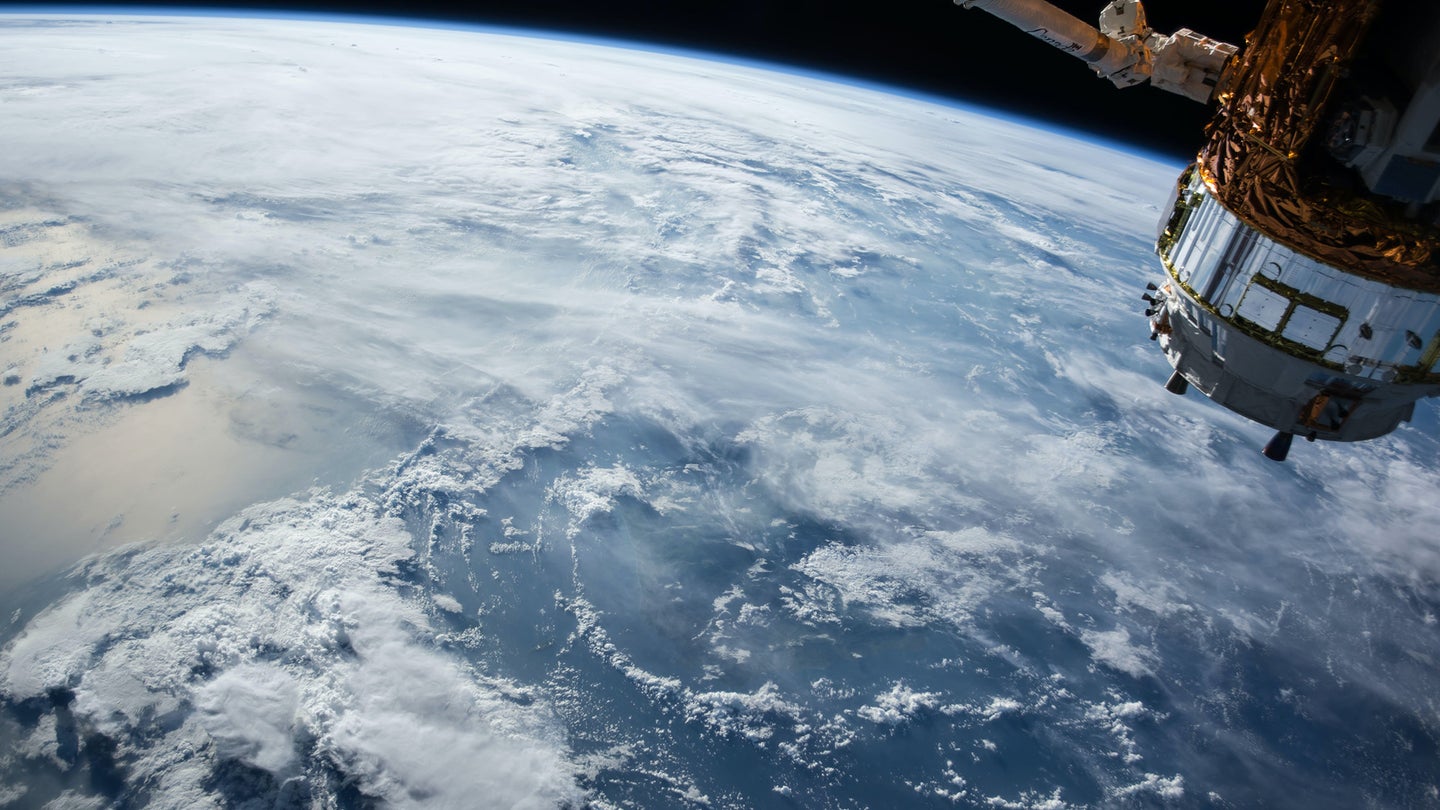 A view of the planet as seen from the International Space Station