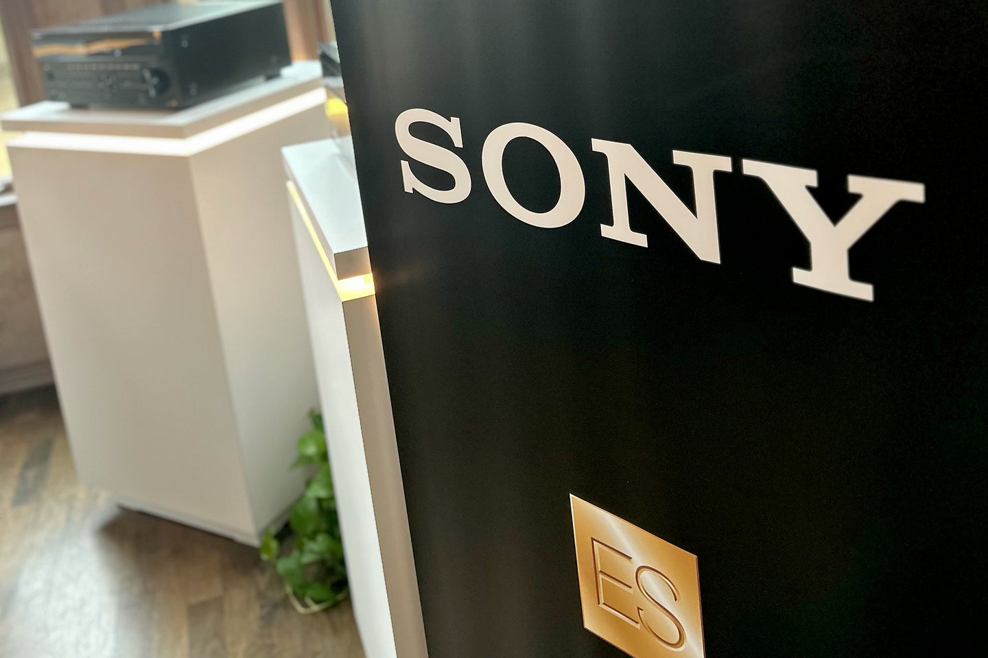 Sony ES banner with AVR in the background
