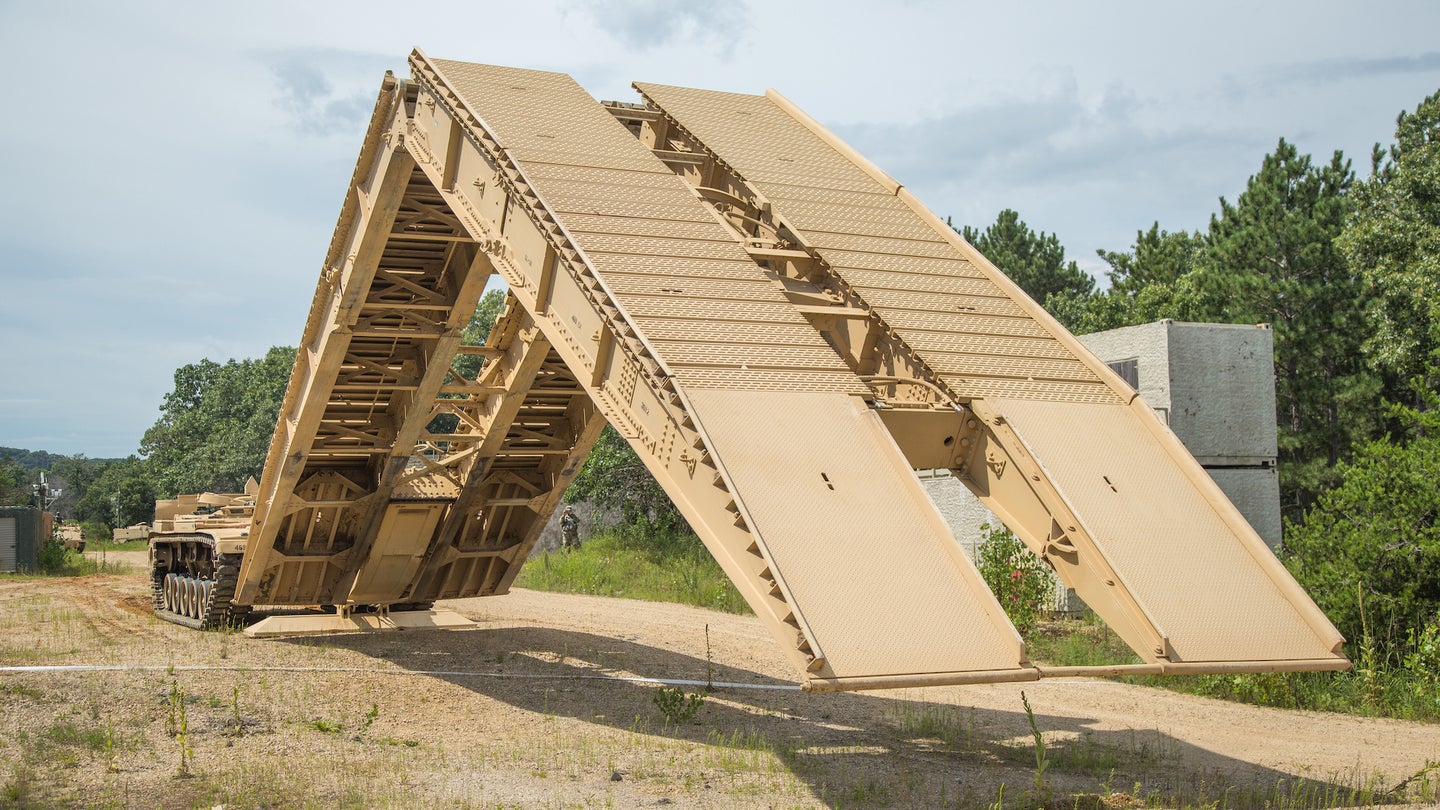 armored vehicle launched bridge