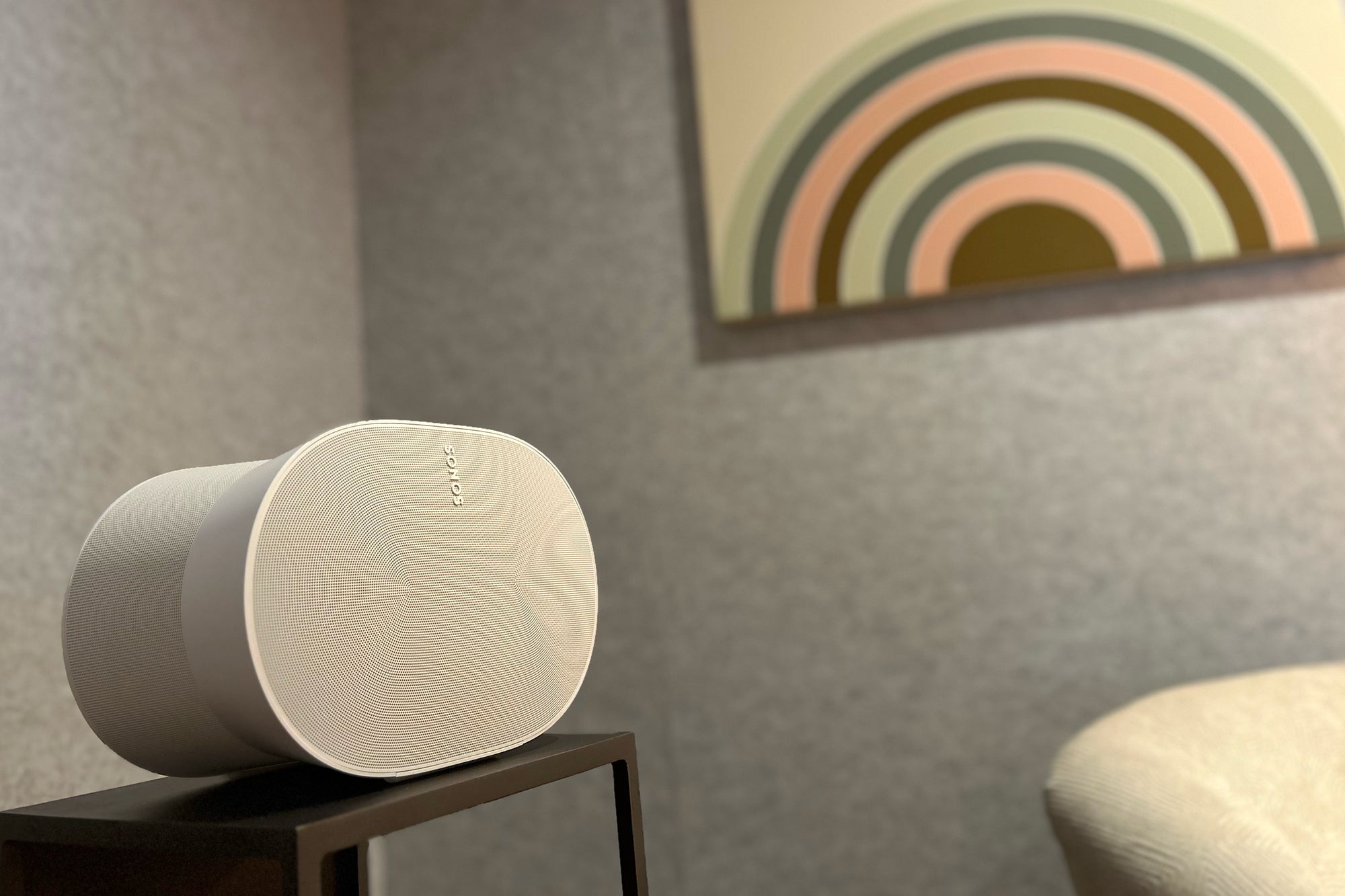 Sonos Era 300 speaker in Santa Barbara showroom