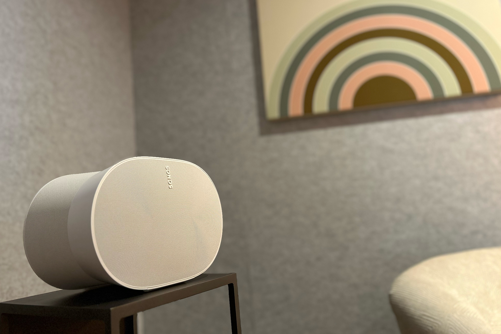 Sonos Era 300 speaker in Santa Barbara showroom