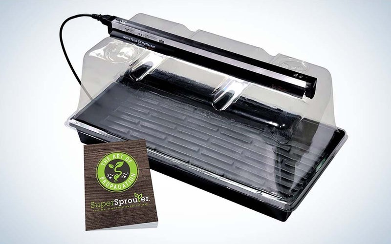 The Super Sprouter Deluxe Propogation Kit is the best seedling starter tray overall.
