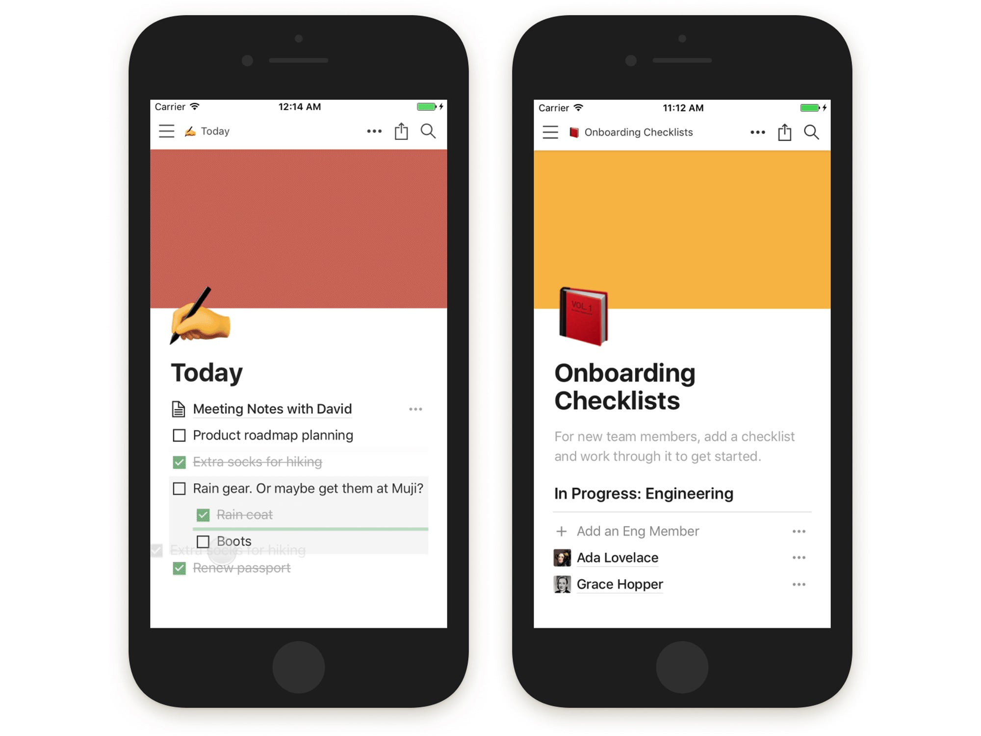 The Notion app is for taking notes as they appear on your phone screen.