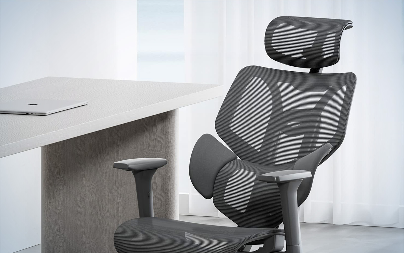 The hbada office chair for lumbar support in black