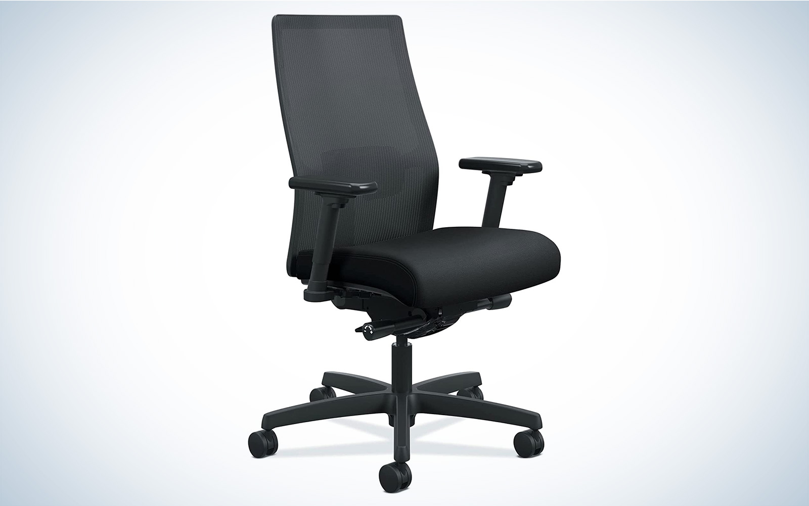 the Hon office chair for lumbar support in black