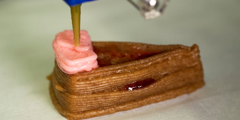 Scientists cooked up a 3D printed cheesecake