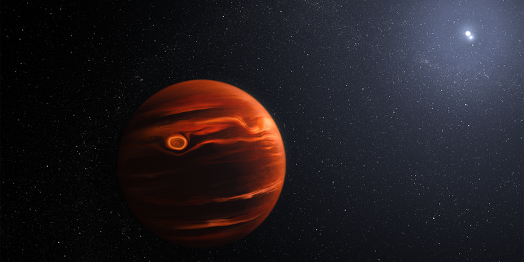 Gritty, swirling clouds of silica surround exoplanet VHS 1256 b