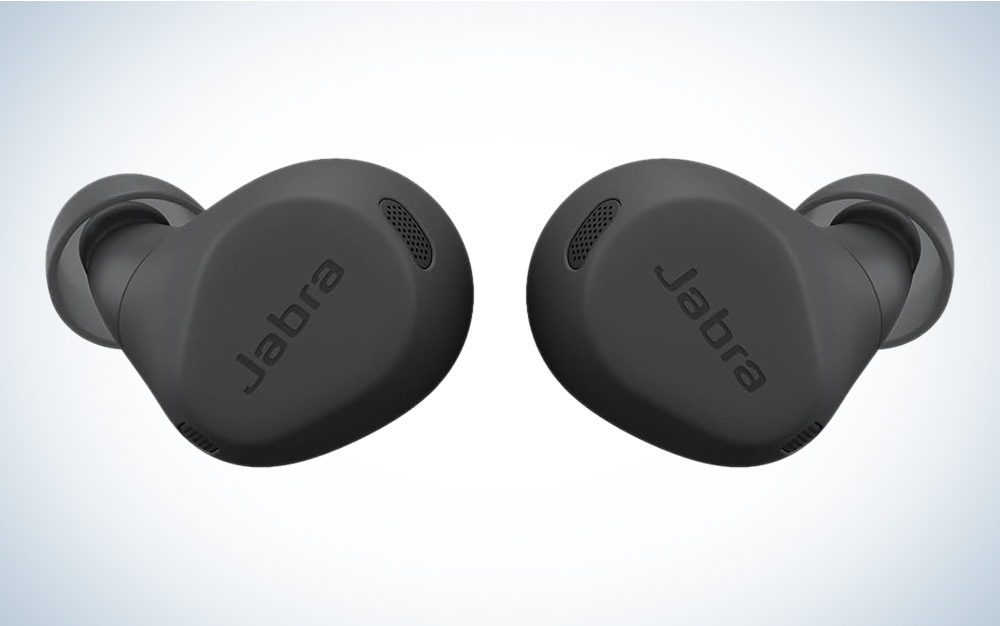Dark Grey Jabra Elite 8 Active best battery life earbuds for workouts