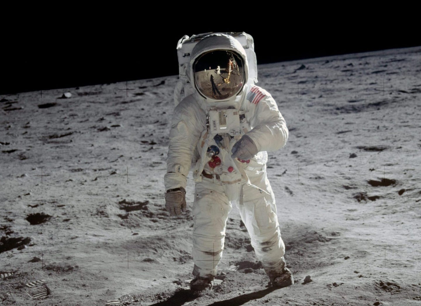 Astronaut Buzz Aldrin photographed on the moon during Apollo 11 by Neil Armstrong