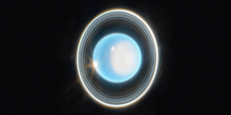 Ice giant Uranus shows off its many rings in new JWST image