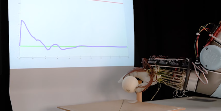 Watch a robot hand only use its ‘skin’ to feel and grab objects