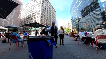 Robot trash cans have survived a New York City field test