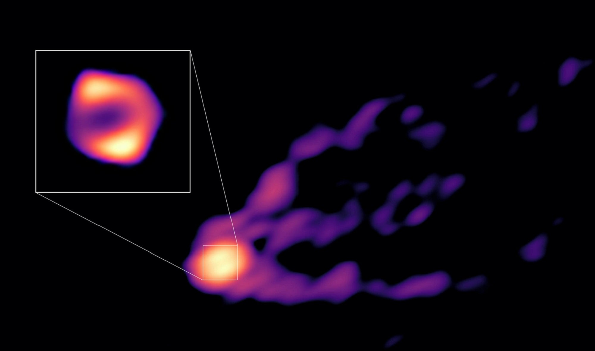 ¿Qué alimenta el agujero negro supermasivo M87?