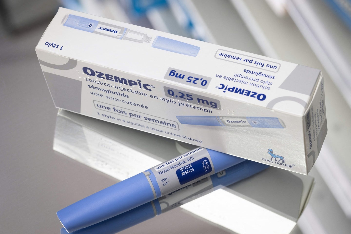 Ozempic injectable diabetes drug, which causes weight loss
