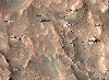 Aerial map showing Perseverance and Ingenuity route across Jezero Crater during NASA Mars 2020 mission