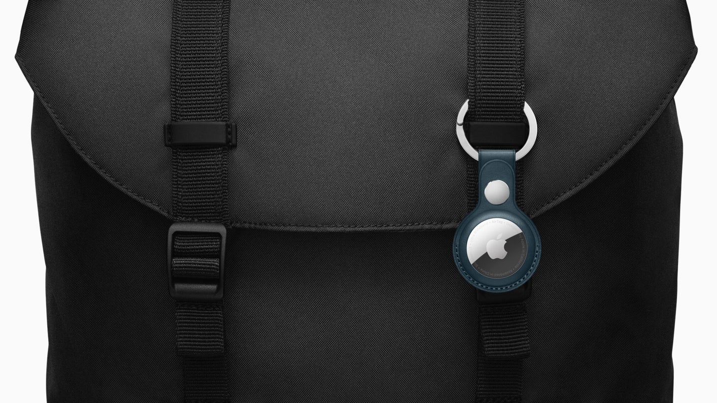 AirTags and other trackers like them use Bluetooth to help people find a lost item.
