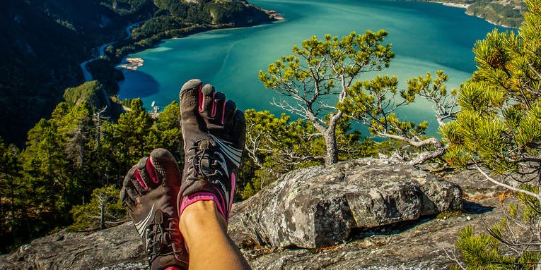 For a better hike, try swapping clunky boots for barefoot shoes