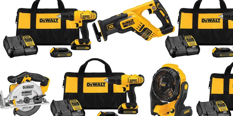 Save more than 45% on DeWalt power tools at Amazon right now