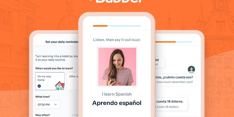 Get a limited-time price drop on a lifetime subscription to Babbel