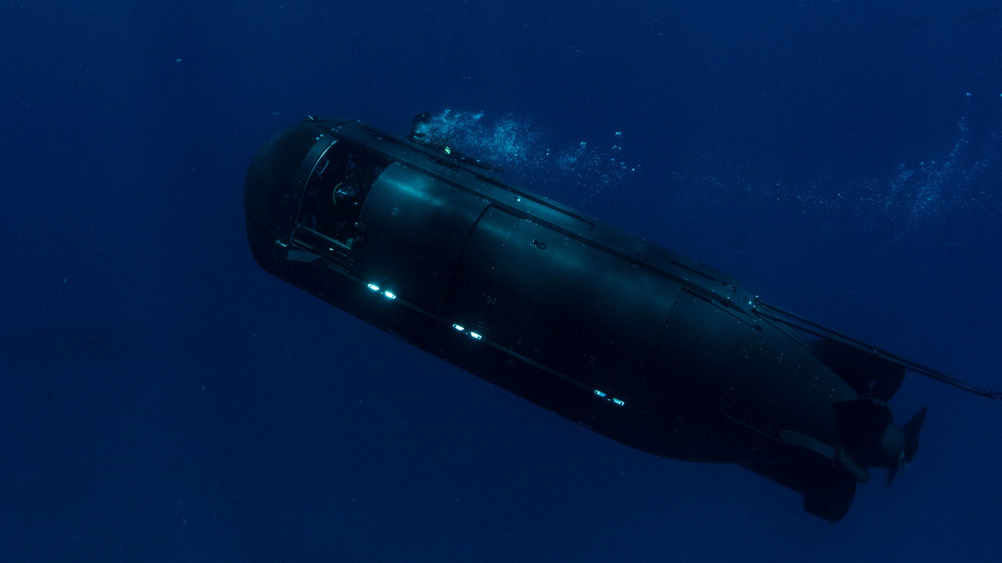 Navy SEALs para conseguir un submarino que se mantenga seco por dentro