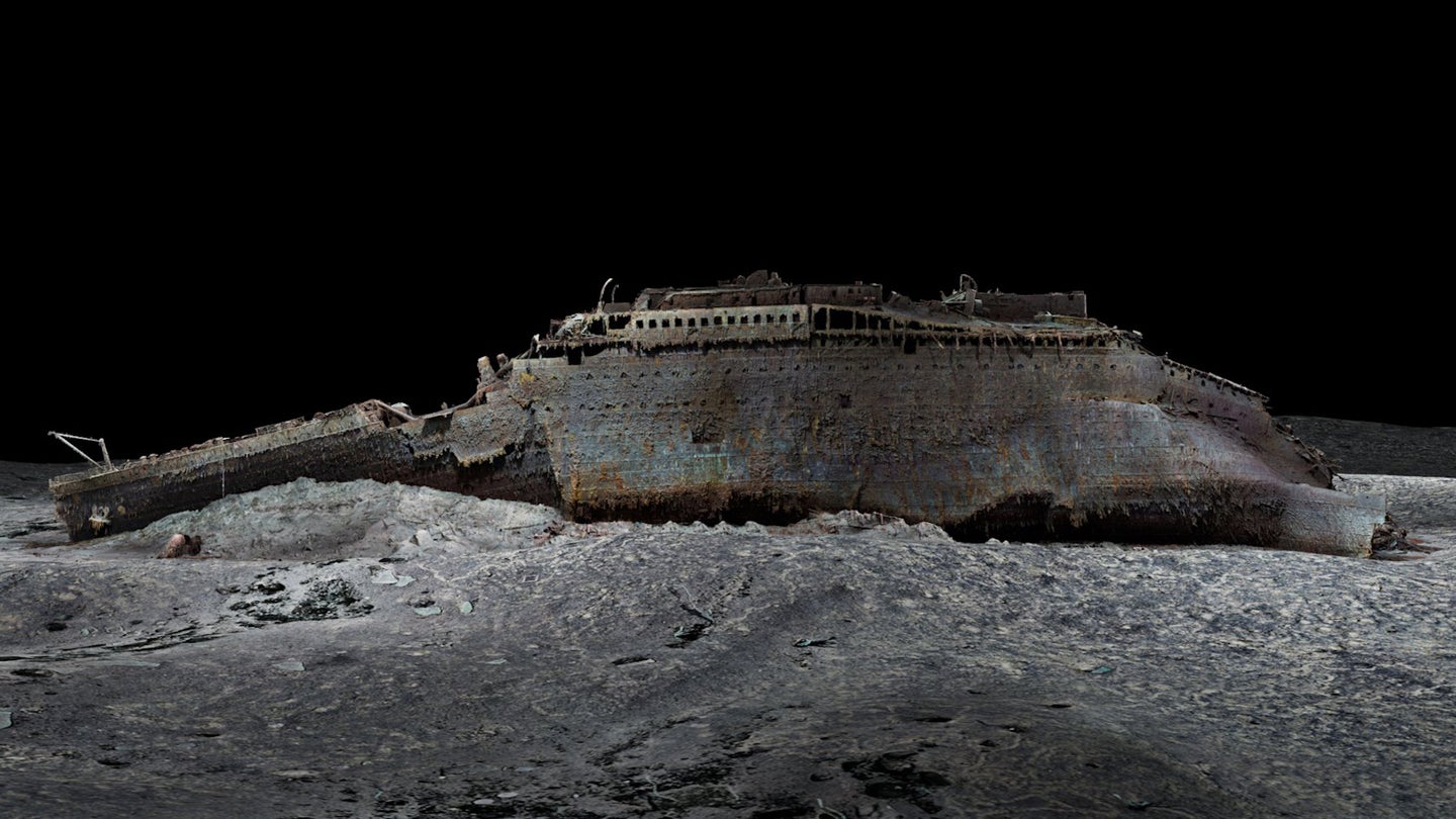 Magellan Ltd 3D scan of Titanic wreckage