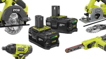 Get two Ryobi batteries and a free power tool for $99 right now at Home Depot